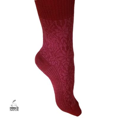 Flotte øko sokker rød-pink. 100% merinould. Læs mere her: